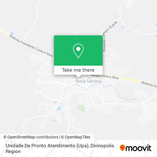 Unidade De Pronto Atendimento (Upa) map