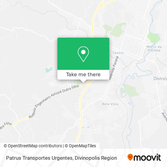 Mapa Patrus Transportes Urgentes