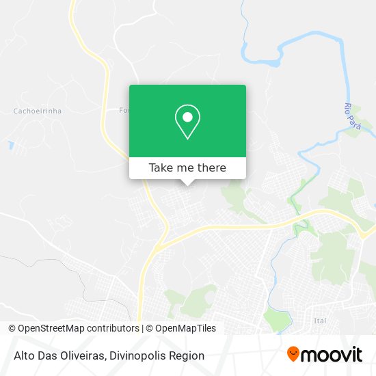 Mapa Alto Das Oliveiras