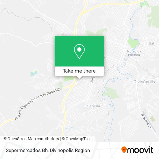 Supermercados Bh map