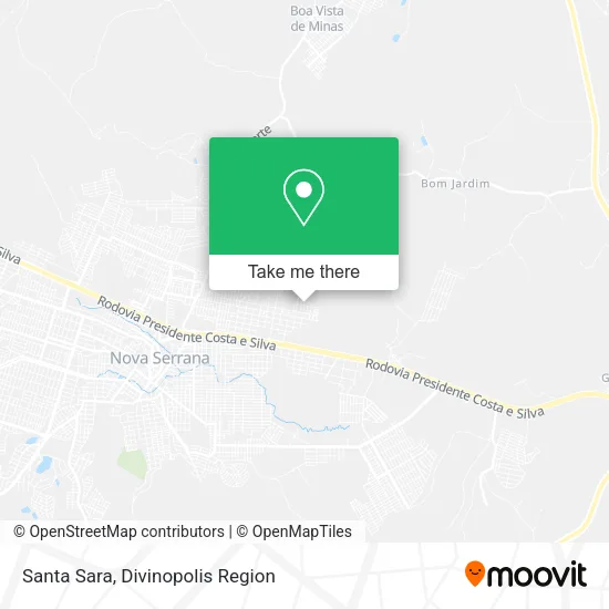 Santa Sara map