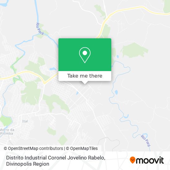 Mapa Distrito Industrial Coronel Jovelino Rabelo