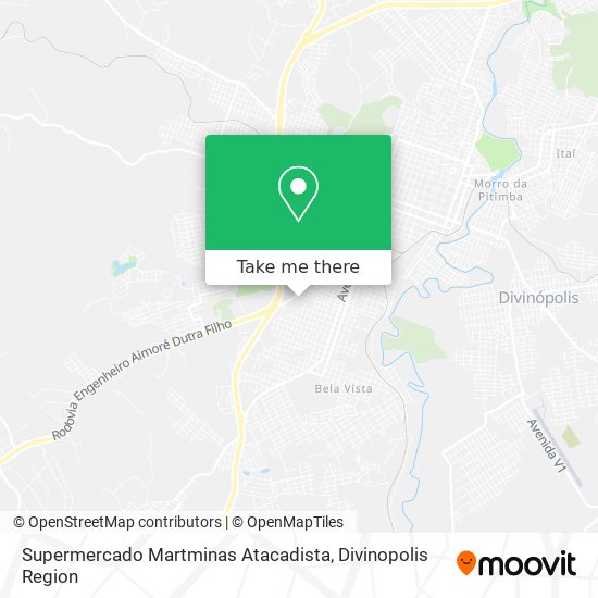 Mapa Supermercado Martminas Atacadista