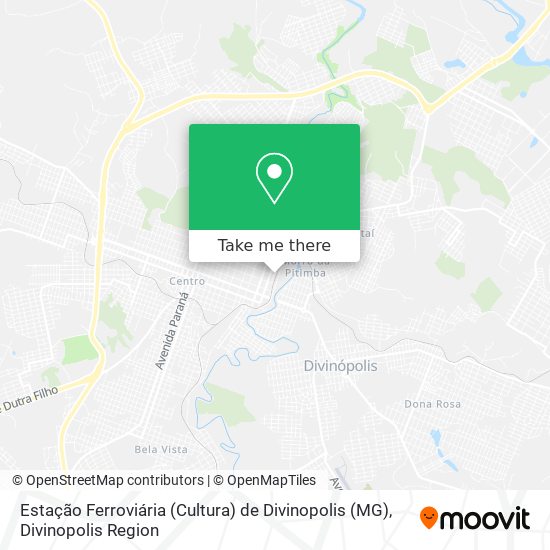 Estação Ferroviária (Cultura) de Divinopolis (MG) map