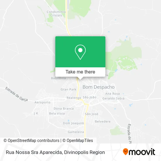 Rua Nossa Sra Aparecida map