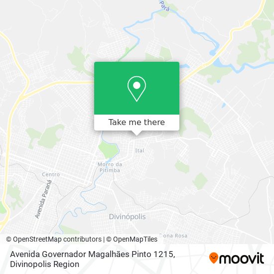 Avenida Governador Magalhães Pinto 1215 map