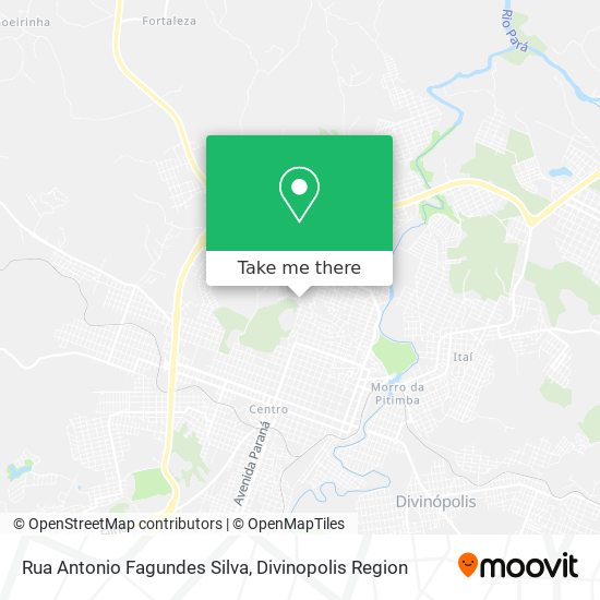 Mapa Rua Antonio Fagundes Silva