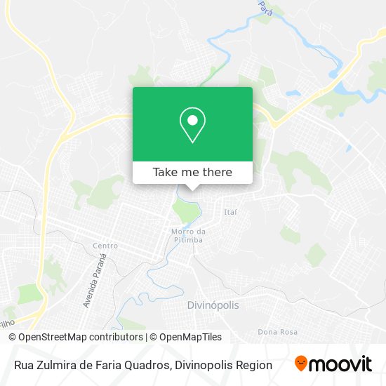 Rua Zulmira de Faria Quadros map