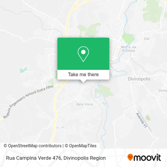 Rua Campina Verde 476 map