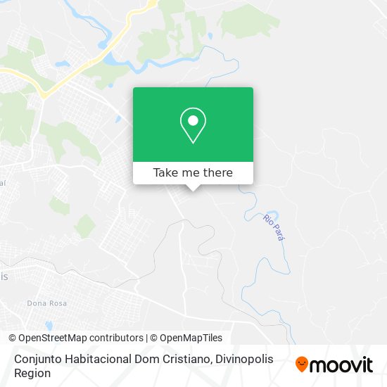 Conjunto Habitacional Dom Cristiano map