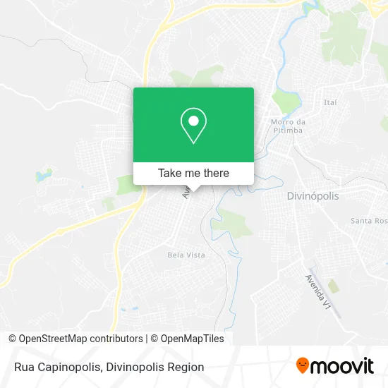 Rua Capinopolis map