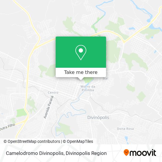 Mapa Camelodromo Divinopolis