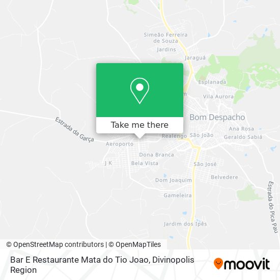 Bar E Restaurante Mata do Tio Joao map