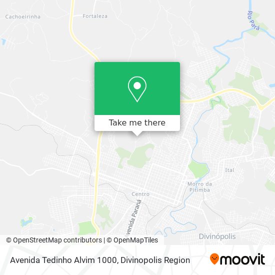 Avenida Tedinho Alvim 1000 map