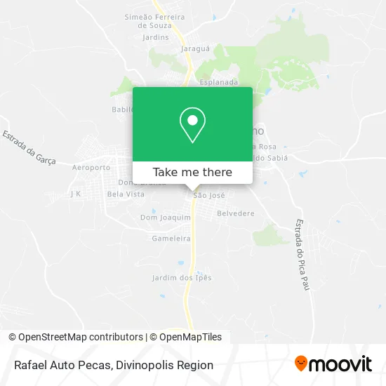 Rafael Auto Pecas map