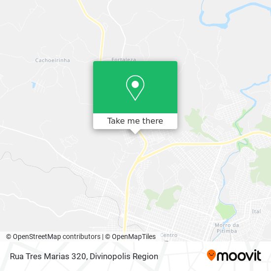 Rua Tres Marias 320 map