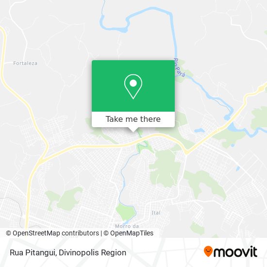 Rua Pitangui map