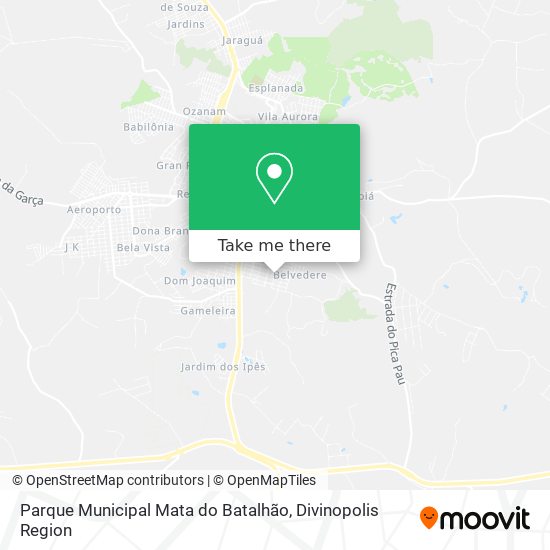 Parque Municipal Mata do Batalhão map