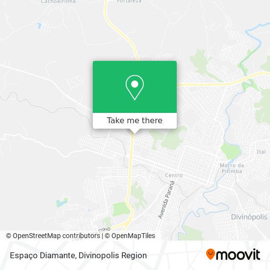 Espaço Diamante map
