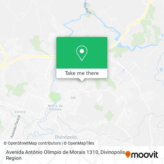 Avenida Antônio Olímpio de Morais 1310 map