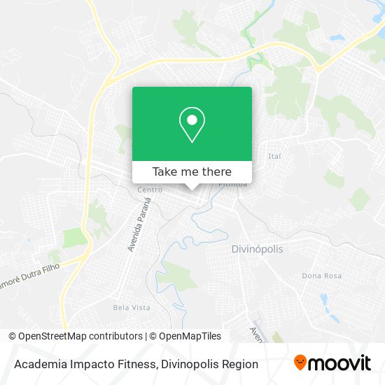 Academia Impacto Fitness map