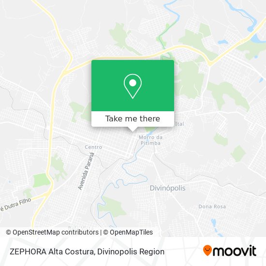 ZEPHORA Alta Costura map