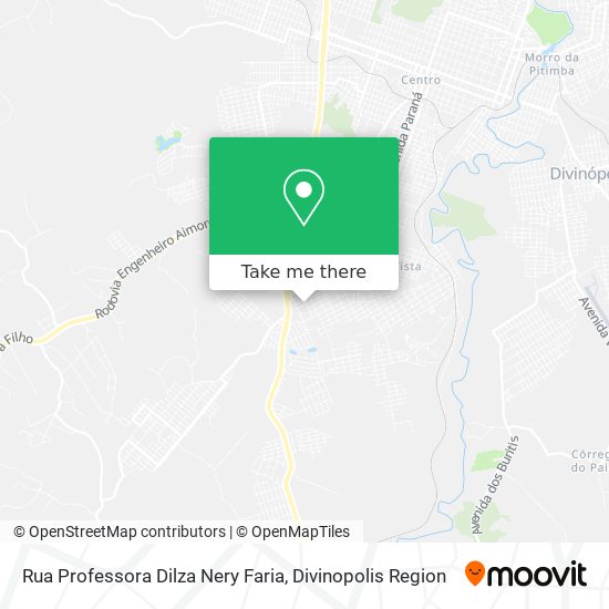 Rua Professora Dilza Nery Faria map