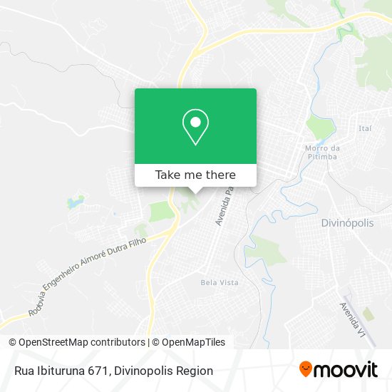 Rua Ibituruna 671 map