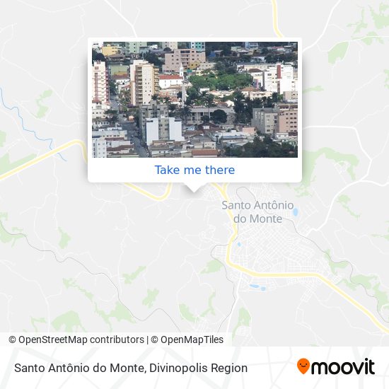 Santo Antônio do Monte map