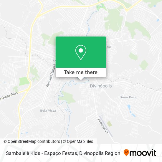 Sambalelê Kids - Espaço Festas map