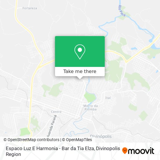 Espaco Luz E Harmonia - Bar da Tia Elza map