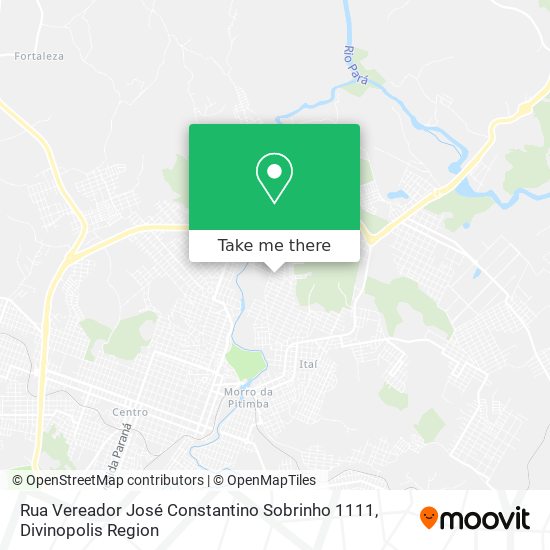 Rua Vereador José Constantino Sobrinho 1111 map