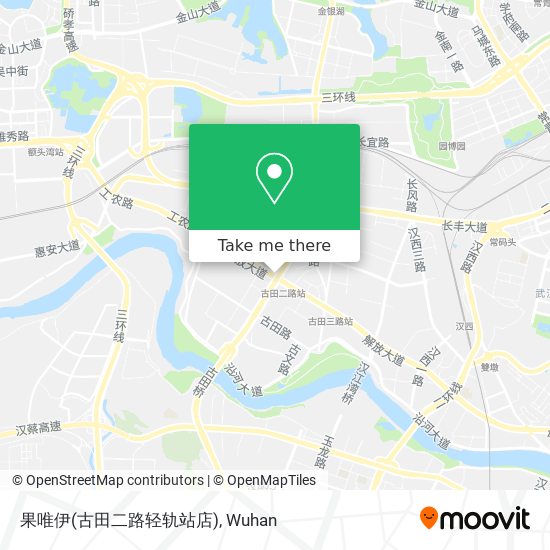 果唯伊(古田二路轻轨站店) map