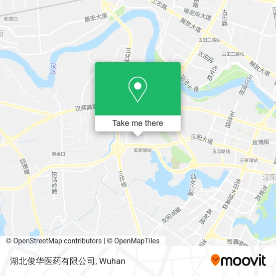 湖北俊华医药有限公司 map
