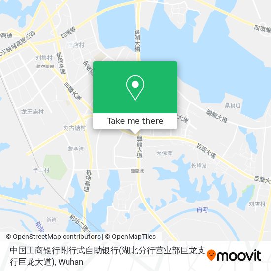 中国工商银行附行式自助银行(湖北分行营业部巨龙支行巨龙大道) map