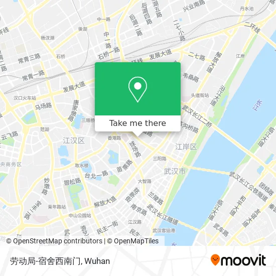 劳动局-宿舍西南门 map