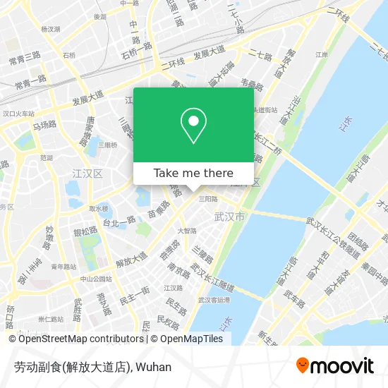 劳动副食(解放大道店) map