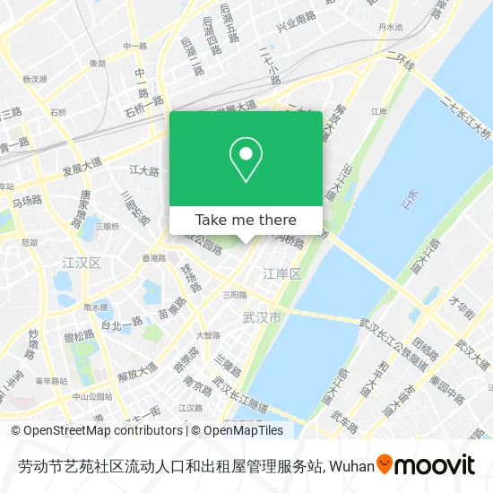 劳动节艺苑社区流动人口和出租屋管理服务站 map