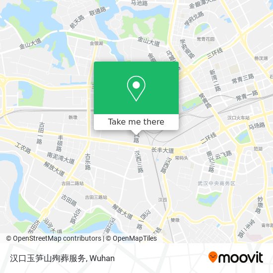 汉口玉笋山殉葬服务 map