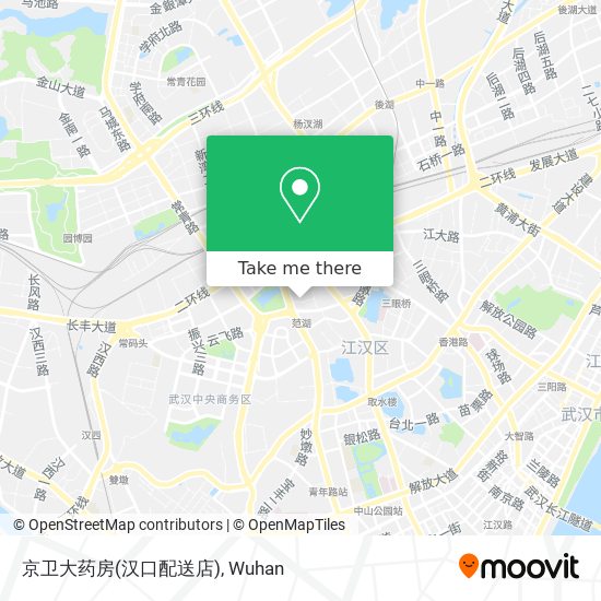 京卫大药房(汉口配送店) map