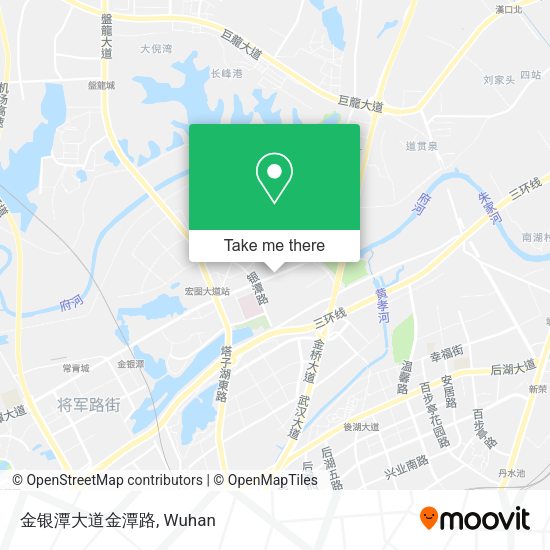 金银潭大道金潭路 map