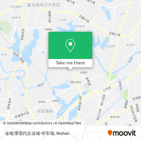金银潭现代企业城-停车场 map