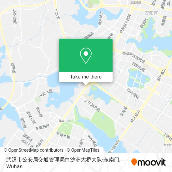 武汉市公安局交通管理局白沙洲大桥大队-东南门 map
