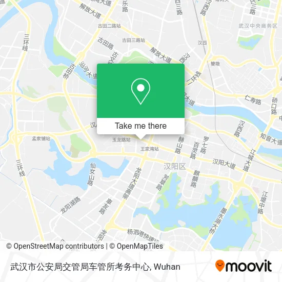 武汉市公安局交管局车管所考务中心 map