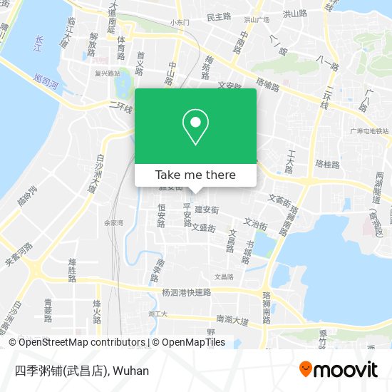 四季粥铺(武昌店) map