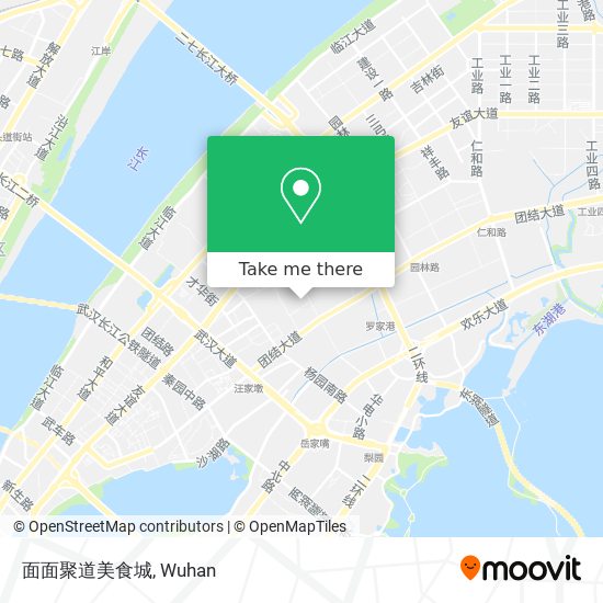 面面聚道美食城 map