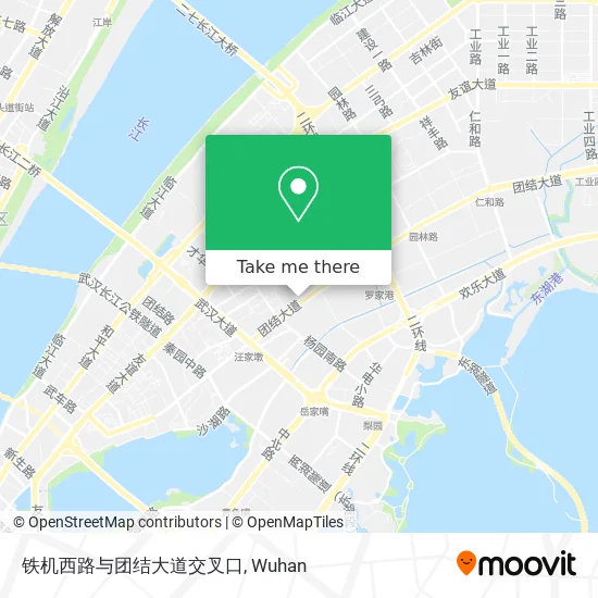铁机西路与团结大道交叉口 map
