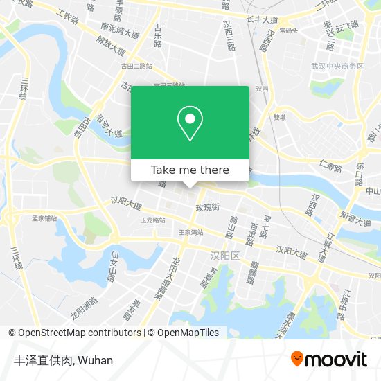 丰泽直供肉 map