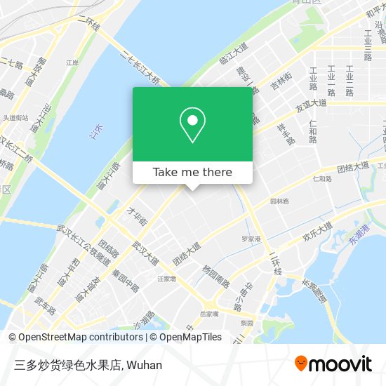 三多炒货绿色水果店 map