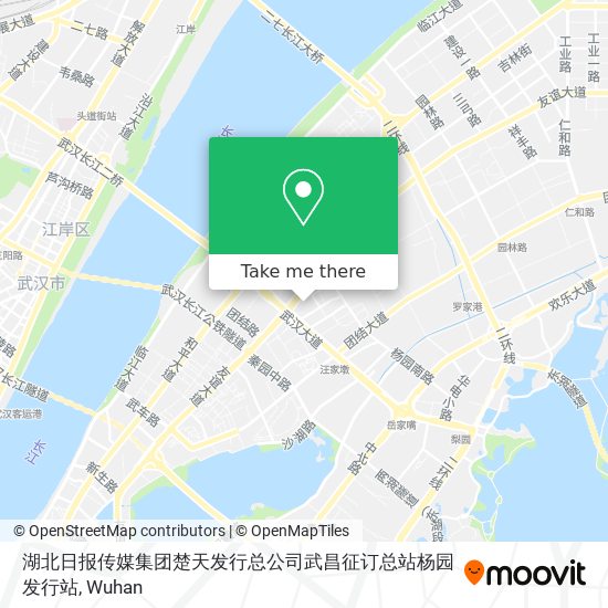 湖北日报传媒集团楚天发行总公司武昌征订总站杨园发行站 map